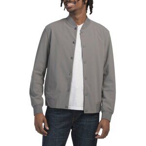 THEORY Soft Grey Murphy Precision Ponte Jacket